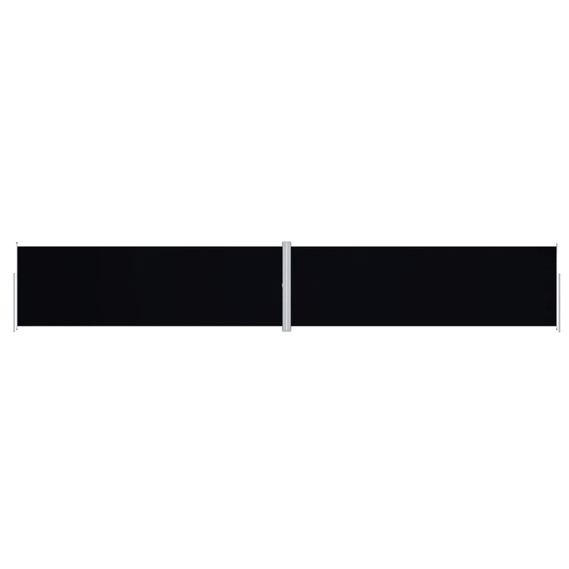 Load image into Gallery viewer, Vidaxl windscherm uittrekbaar 200x1200 cm zwart
