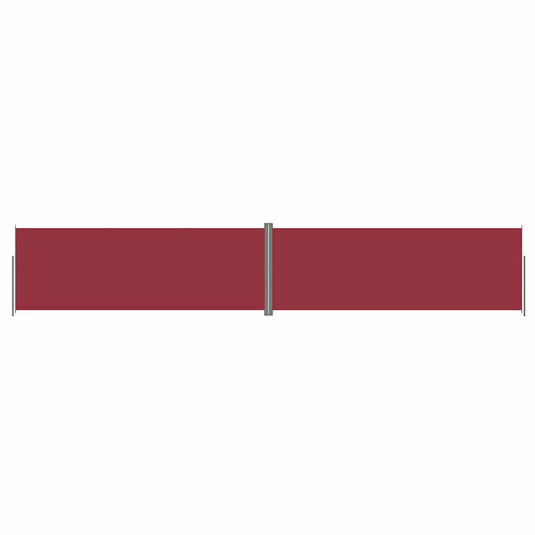 Vidaxl windscherm uittrekbaar 220x1200 cm rood