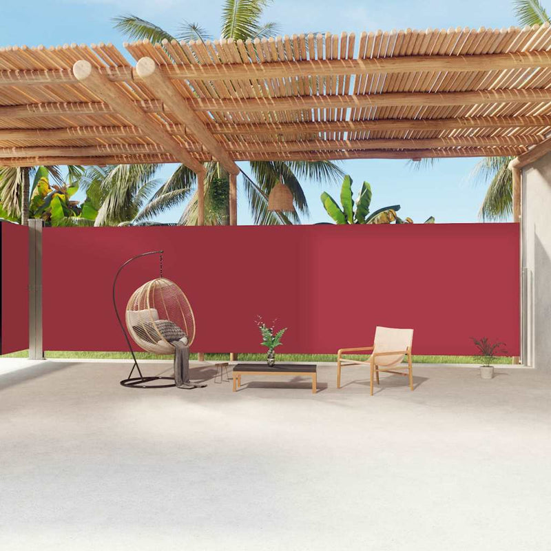 ギャラリービューアに画像をロードする, Vidaxl windscherm uittrekbaar 220x1200 cm rood
