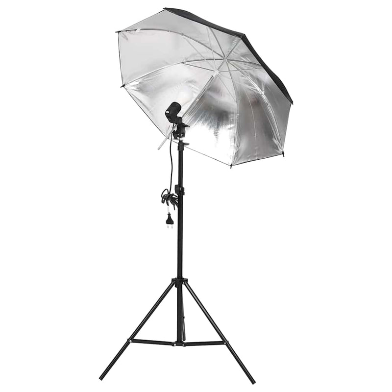 Load image into Gallery viewer, Vidaxl studioverlichtingsset met statieven en paraplu's
