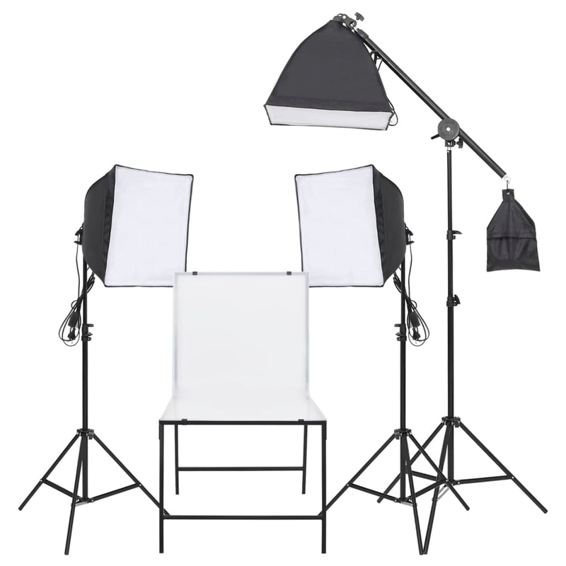 Load image into Gallery viewer, VidaXL Fotostudioset met opnametafel

