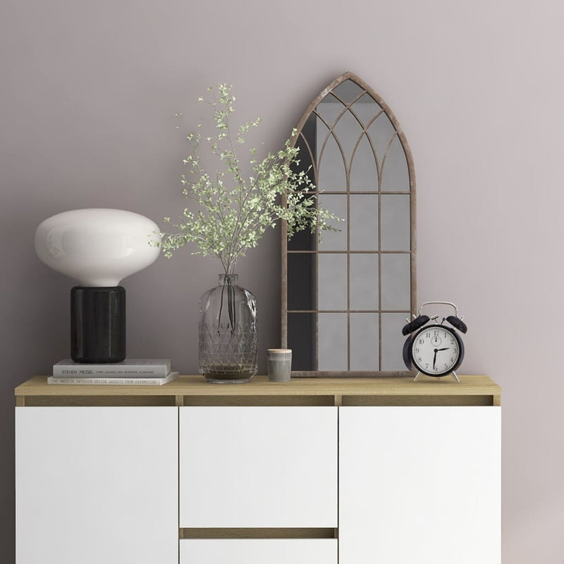 Load image into Gallery viewer, Vidaxl spiegel 70x30 cm ijzer zandkleurig
