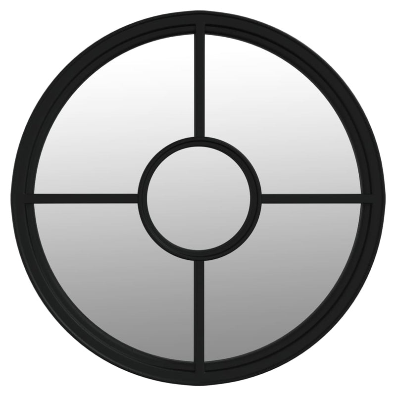 Load image into Gallery viewer, Vidaxl spiegel rond 60x4 cm ijzer zwart
