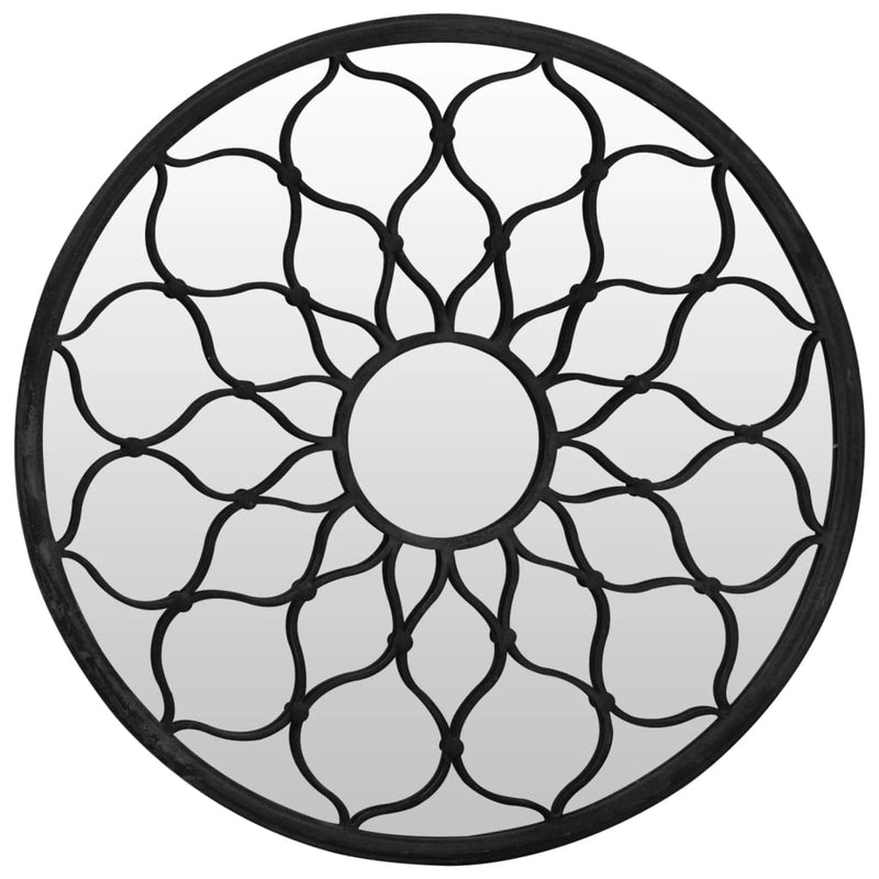 Load image into Gallery viewer, Vidaxl spiegel rond 60x3 cm ijzer zwart
