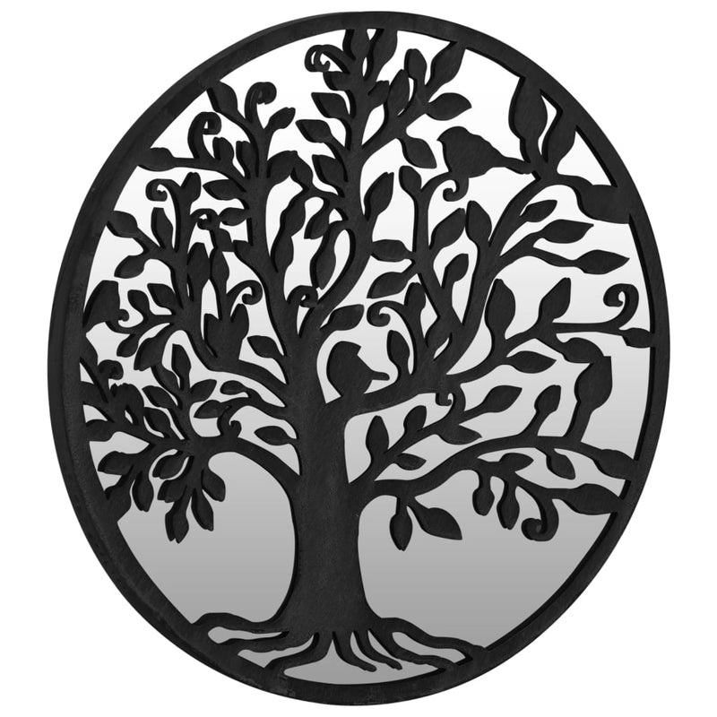 Load image into Gallery viewer, Vidaxl spiegel rond 60x2,5 cm ijzer zwart
