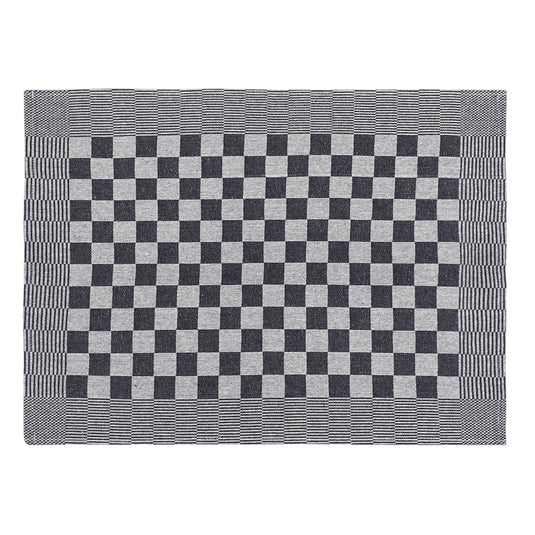 Vidaxl keukendoeken 10 st 50x70 cm katoen zwart en wit