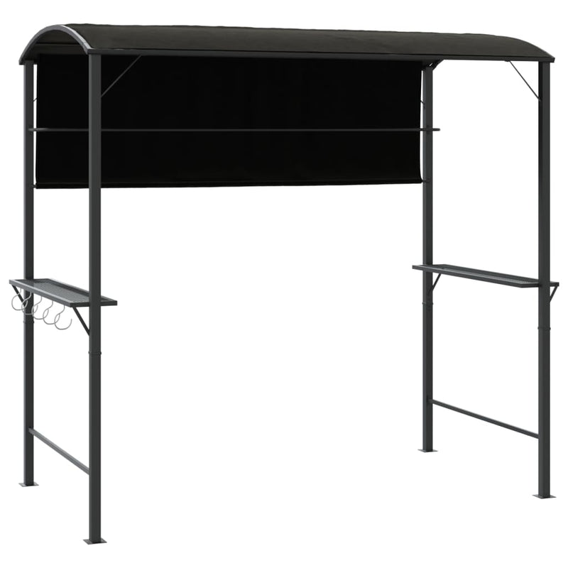 Load image into Gallery viewer, Vidaxl prieel met dak 220x110x200 cm antracietkleurig
