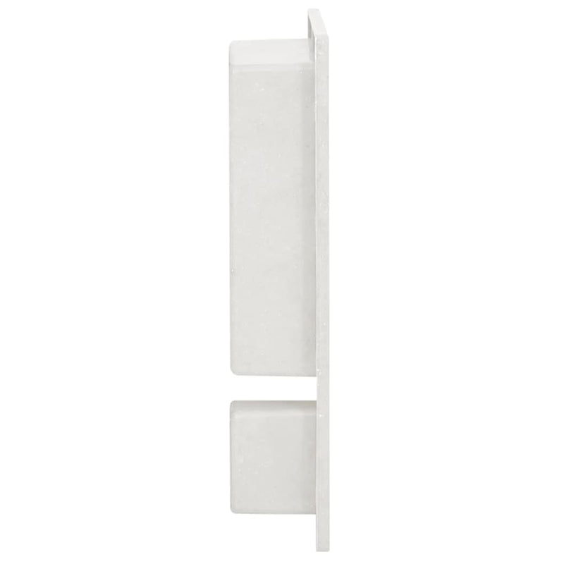Load image into Gallery viewer, VidaXL Douchenis met 2 vakken 41x51x10 cm matwit
