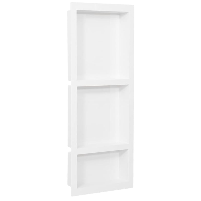Load image into Gallery viewer, Vidaxl douchenis met 3 vakken 41x99x9 cm hoogglans wit
