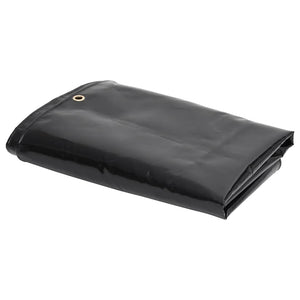 Vidaxl dekzeil 650 g m² 2x3 m zwart