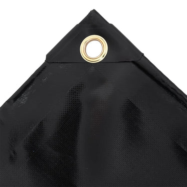Vidaxl zeildoek 650 g m² 1,5x20 m zwart