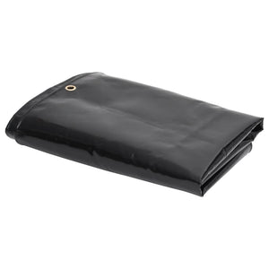 Vidaxl zeildoek 650 g m² 3,5x5 m zwart