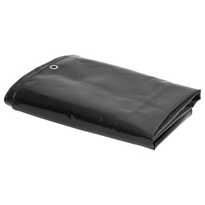 Vidaxl zeildoek 650 g m² 5x6 m zwart