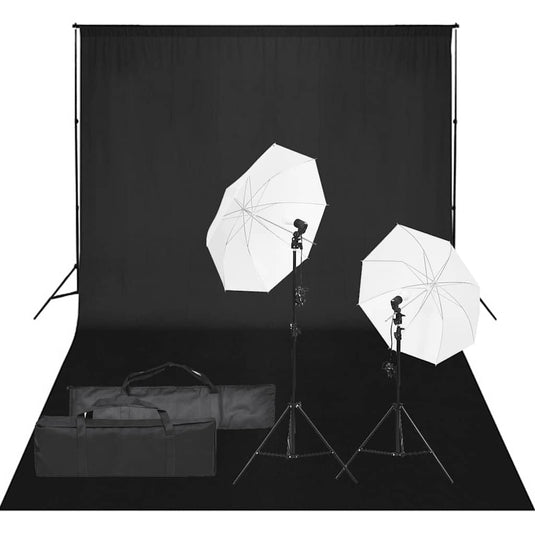 Vidaxl fotostudioset met verlichtingsset en achtergrond