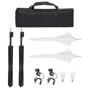Vidaxl fotostudioset met verlichtingsset, achtergrond en reflector