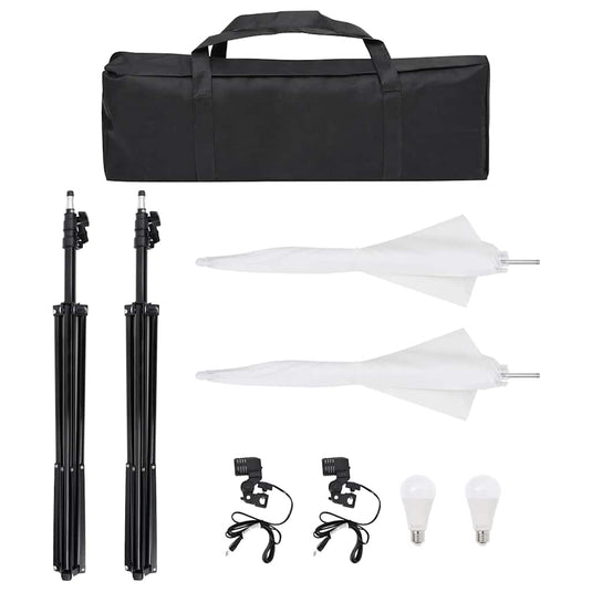 Vidaxl fotostudioset met verlichtingsset en achtergrond
