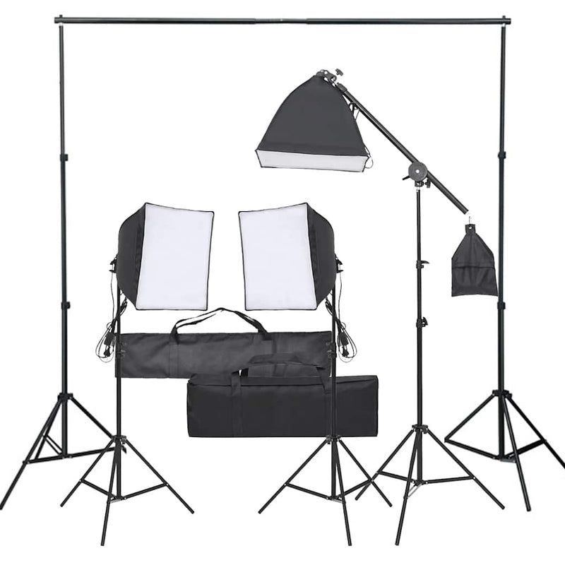 Afbeelding laden in galerijviewer, Vidaxl fotostudioset met verlichtingsset
