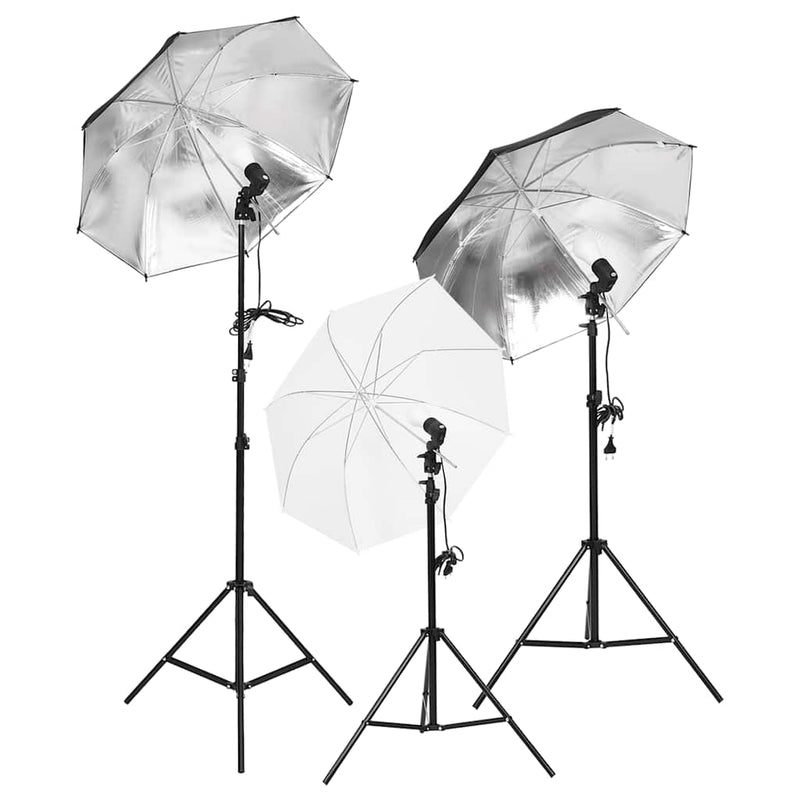 Afbeelding laden in galerijviewer, Vidaxl fotostudioset met verlichtingsset, achtergrond en reflector
