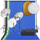 Vidaxl fotostudioset met verlichtingsset, achtergrond en reflector