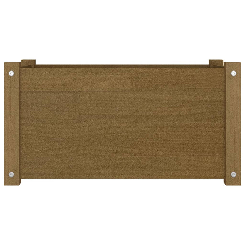 Load image into Gallery viewer, VidaXL Plantenbak 60x31x31 cm massief grenenhout honingbruin
