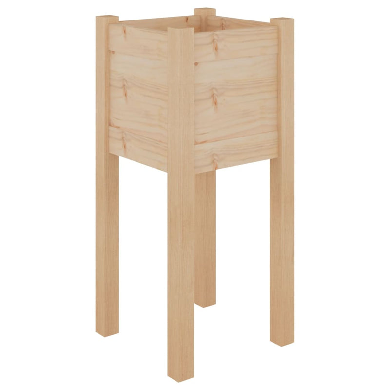 Load image into Gallery viewer, Vidaxl plantenbak 31x31x70 cm massief grenenhout
