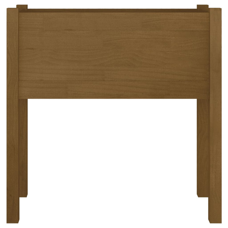 Load image into Gallery viewer, Vidaxl plantenbak 70x31x70 cm massief grenenhout honingbruin
