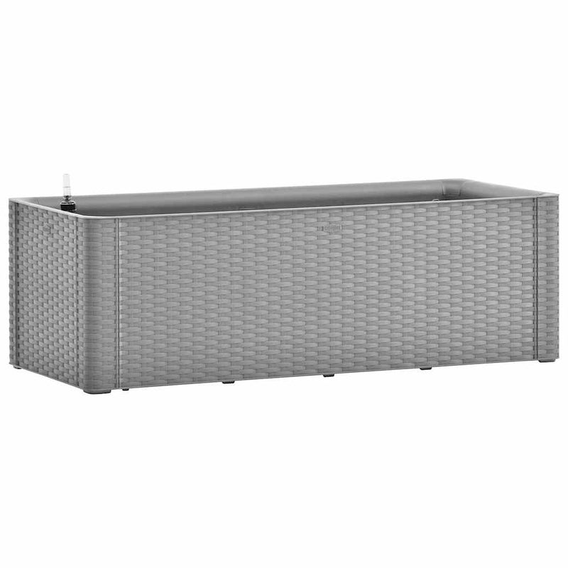 Load image into Gallery viewer, Vidaxl plantenbak verhoogd met bewateringssysteem 100x43x33 cm grijs
