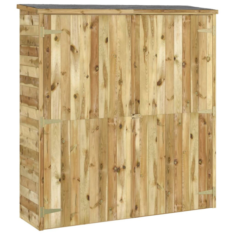 Load image into Gallery viewer, VidaXL Tuinschuur 163x50x171 cm massief grenenhout

