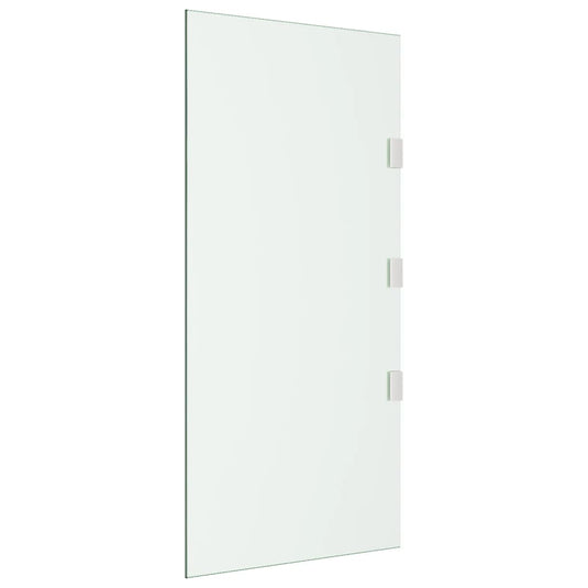 VidaXL Zijpaneel voor deurluifel 50x100 cm gehard glas transparant