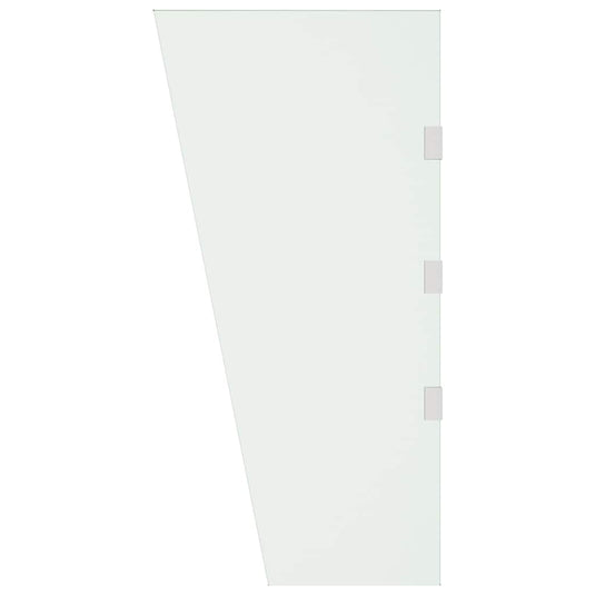 Vidaxl zijpaneel voor deurluifel 50x100 cm gehard glas transparant