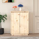 Vidaxl schoenenkast 60x35x80 cm massief grenenhout