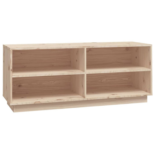 Vidaxl schoenenkast 110x34x45 cm massief grenenhout