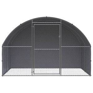Vidaxl kippenren 3x2x2 m gegalvaniseerd staal