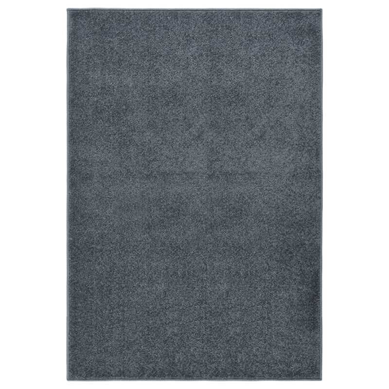 Load image into Gallery viewer, VidaXL Vloerkleed kortpolig 200x290 cm antracietkleurig
