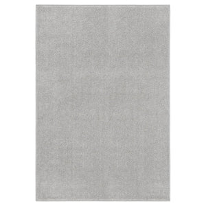 Vidaxl vloerkleed kortpolig 160x230 cm lichtgrijs
