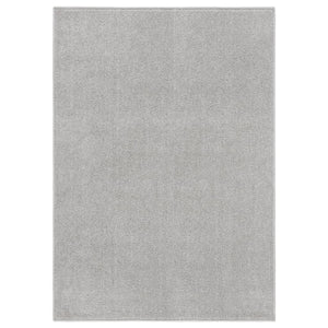 VidaXL Vloerkleed kortpolig 240x340 cm lichtgrijs