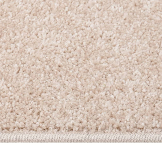 Vidaxl vloerkleed kortpolig 240x340 cm donkerbeige