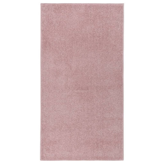 VidaXL Vloerkleed kortpolig 80x150 cm roze
