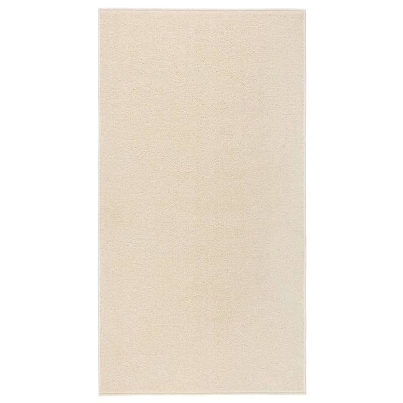 Load image into Gallery viewer, VidaXL Vloerkleed kortpolig 80x150 cm crèmekleurig
