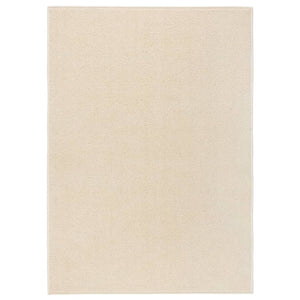 VidaXL Vloerkleed kortpolig 120x170 cm crèmekleurig