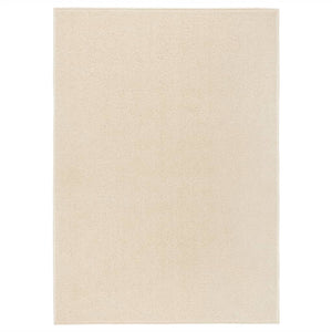 VidaXL Vloerkleed kortpolig 240x340 cm crèmekleurig