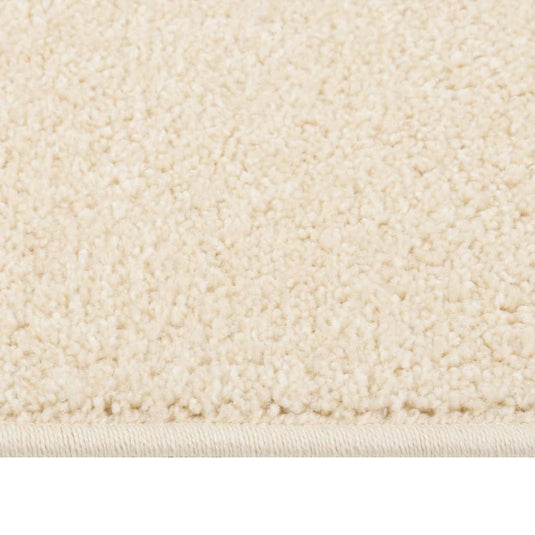 VidaXL Vloerkleed kortpolig 240x340 cm crèmekleurig