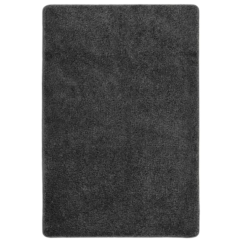 Afbeelding laden in galerijviewer, Vidaxl vloerkleed shaggy anti-slip 140x200 cm donkergrijs
