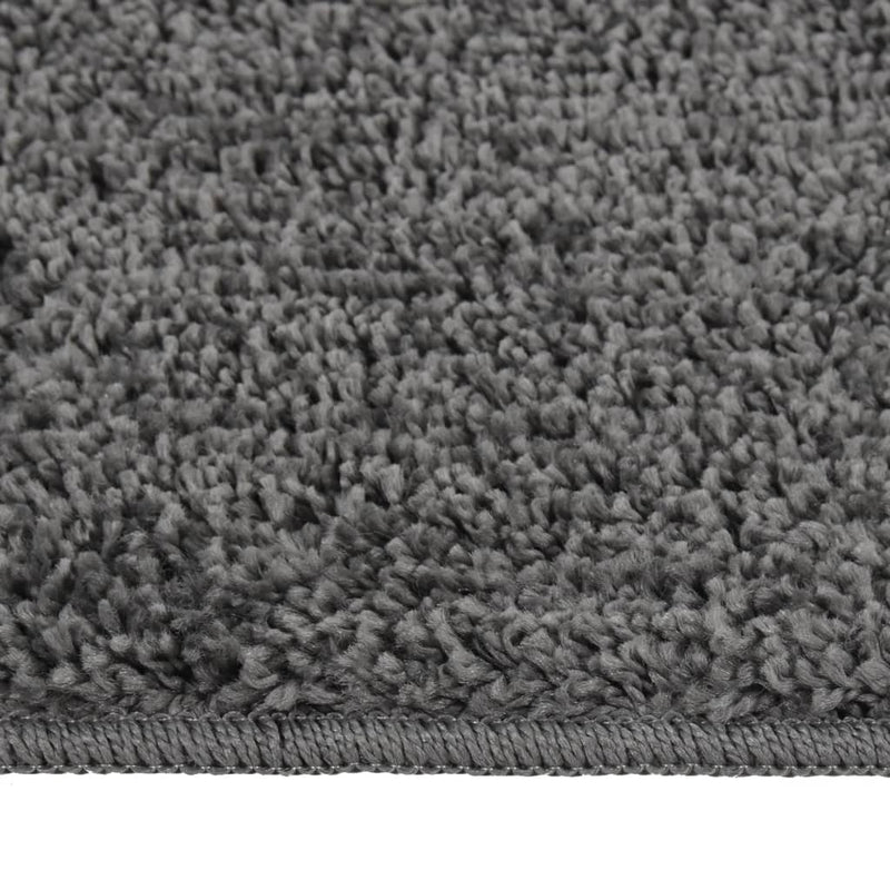 Afbeelding laden in galerijviewer, Vidaxl vloerkleed shaggy anti-slip 140x200 cm donkergrijs
