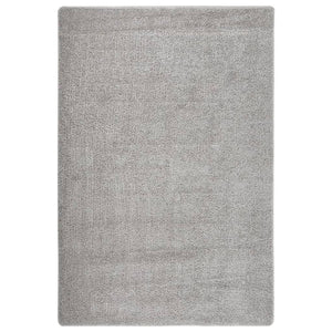Vidaxl vloerkleed shaggy anti-slip 140x200 cm lichtgrijs