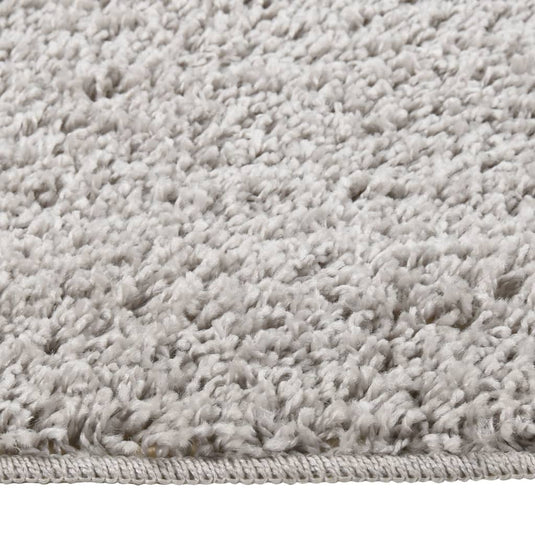 Vidaxl vloerkleed shaggy anti-slip 140x200 cm lichtgrijs