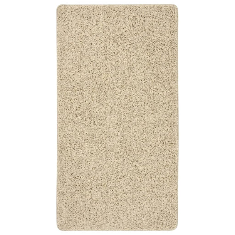 Load image into Gallery viewer, Vidaxl vloerkleed shaggy anti-slip 80x150cm crèmekleurig

