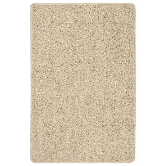 Vidaxl vloerkleed shaggy anti-slip 200x290 cm crèmekleurig