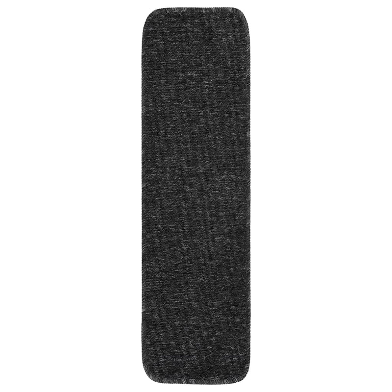Afbeelding laden in galerijviewer, Vidaxl trapmatten 15 st anti-slip rechthoekig 75x20 cm antracietkleur
