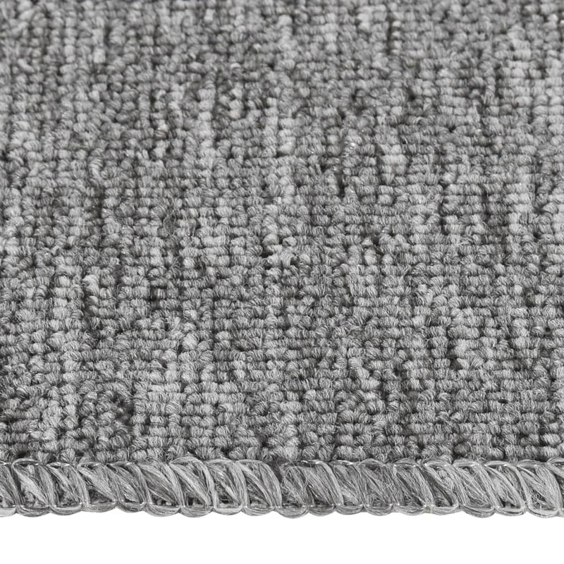 Load image into Gallery viewer, Vidaxl trapmatten 15 st anti-slip rechthoekig 75x20 cm grijs
